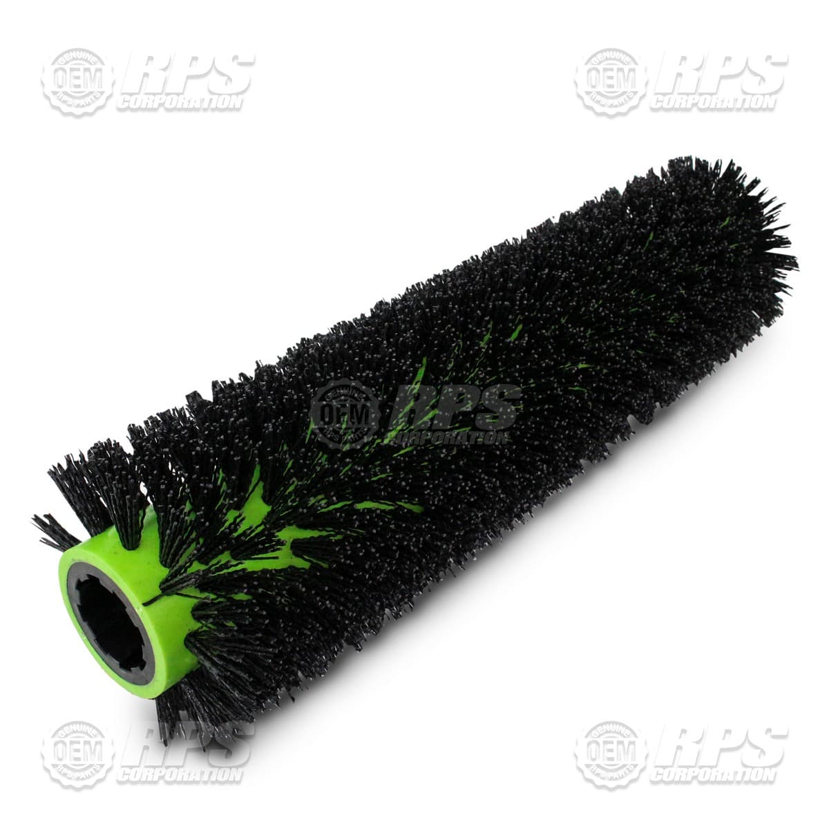 327-697S - Brush, Cyl, 32", 8-Spline Grn, 6" Dia, Tough-Grit