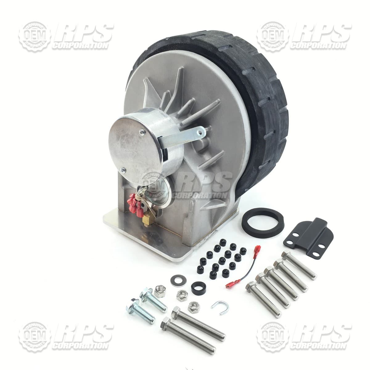 349-7310D - Drive,Front Wheel,10",24v HytraqTire W/ Motor Guards