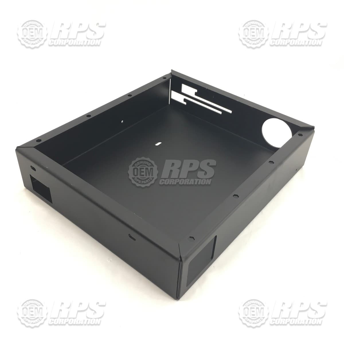 349-9537 - Main/Side Broom Lift Box, Black