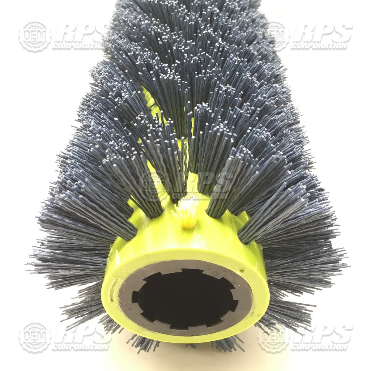 356-697C - Brush, Cyl, 35", 8-Spline Grn, 6" Dia, Midi-Grit