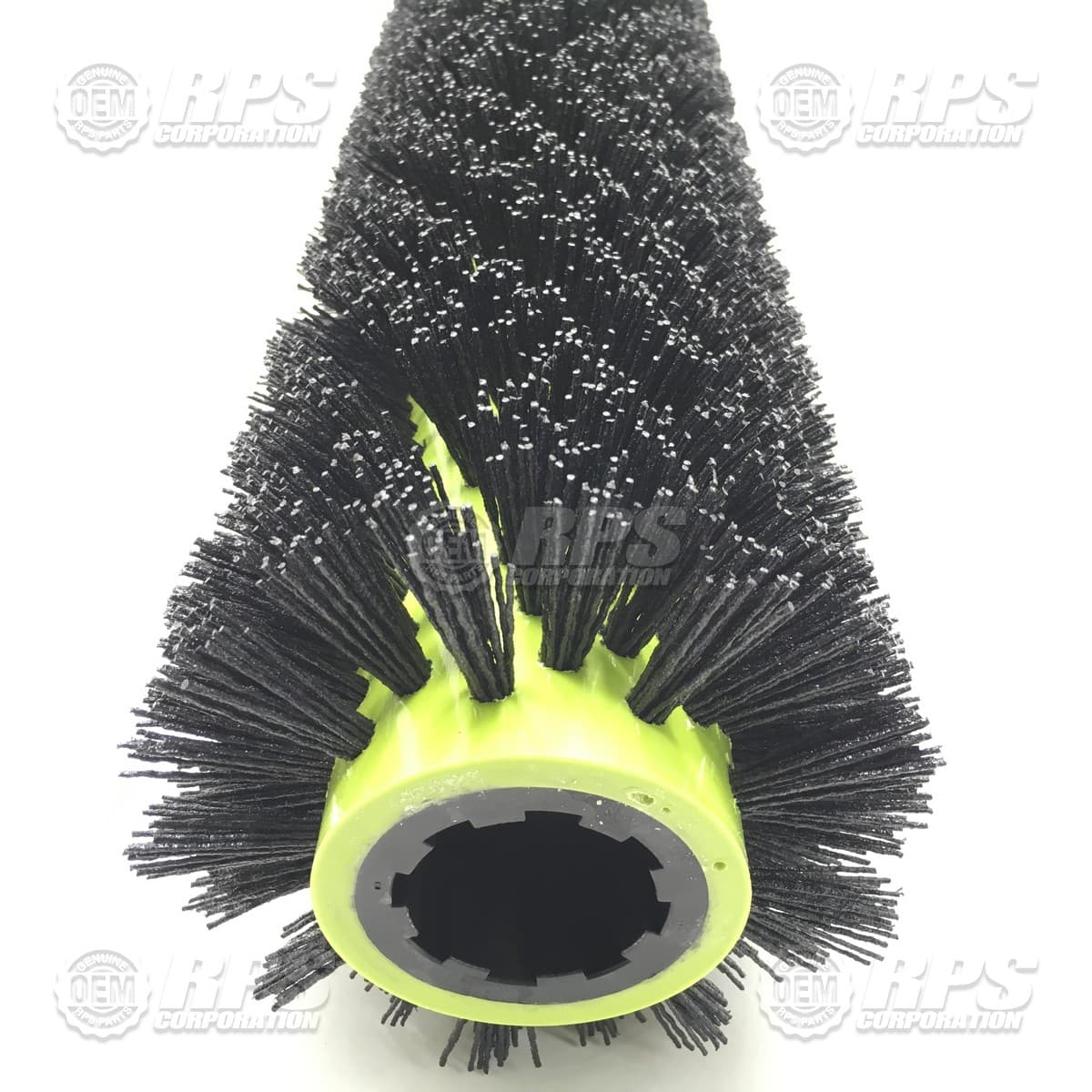 356-697S - Brush, Cyl, 35", 8-Spline Grn, 6" Dia, Tough-Grit