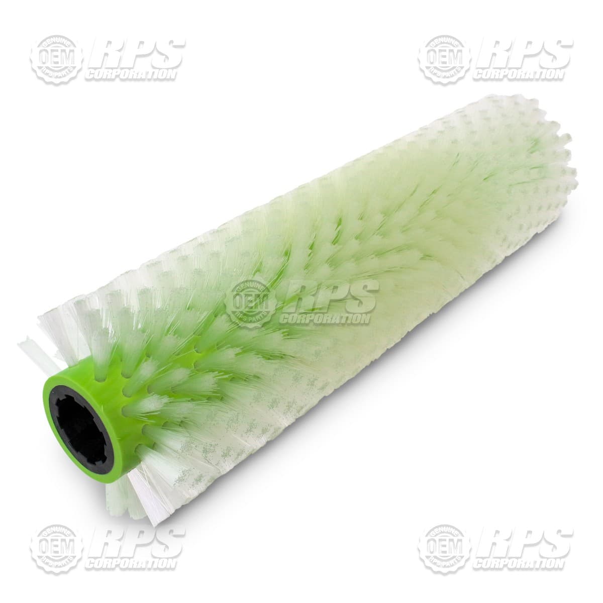 387-697N - Brush, Cyl, 38", 8-Spline Grn, 6" Dia, Nylon