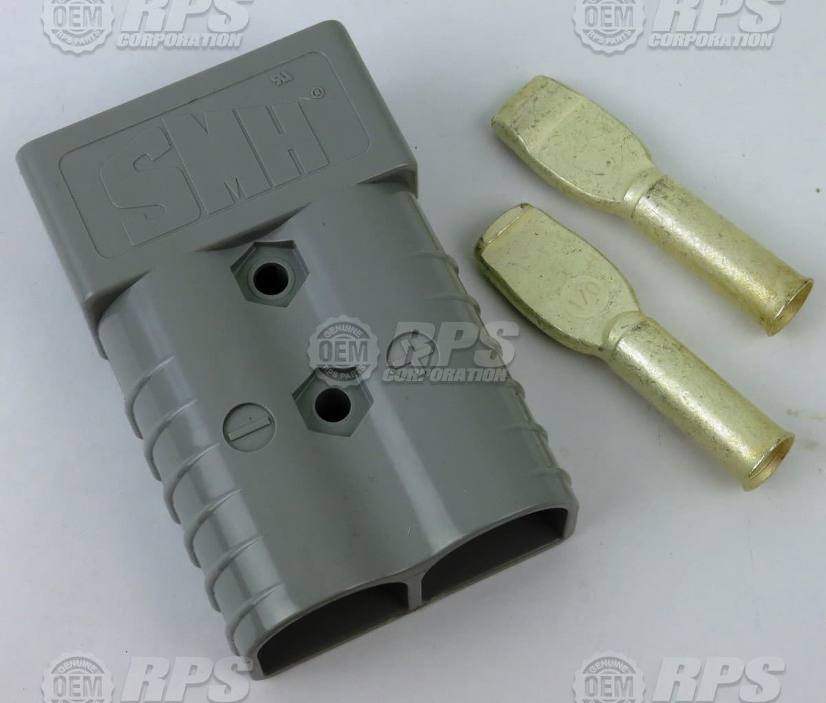 390-2570D - Connector,Anderson,Grey,350a Housing w/ Contacts