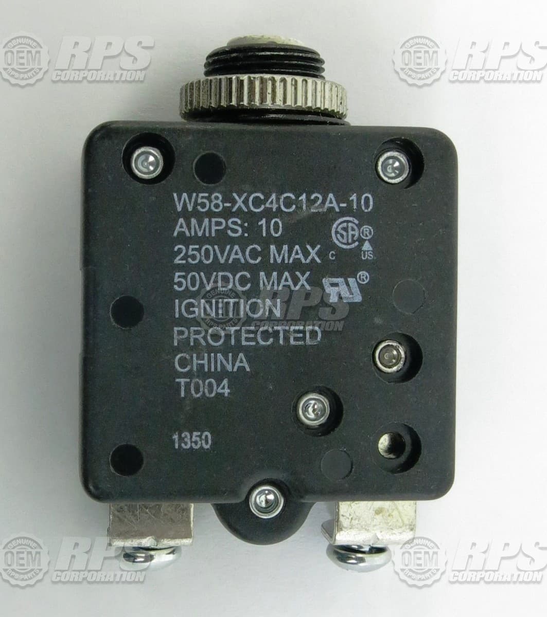 390-9610 - Breaker,Push Button,10a