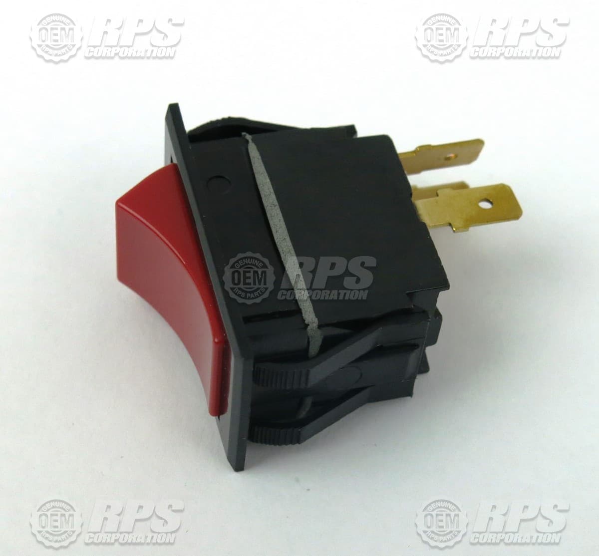 4-229 - Switch,Rocker,Red,DPST