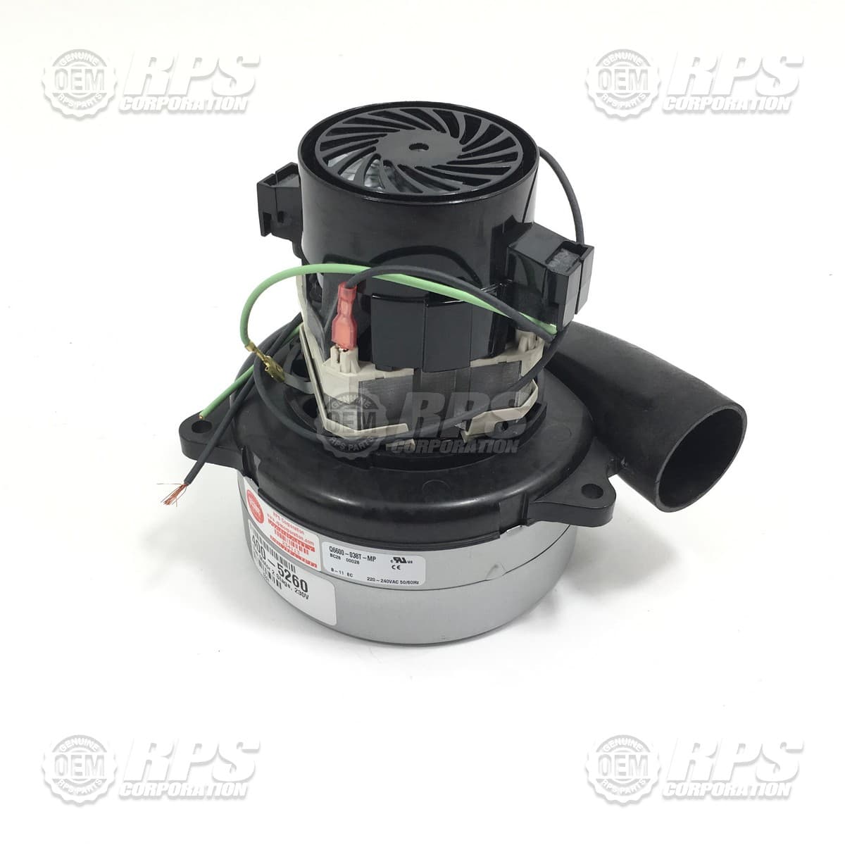 400-5260 - Vac Motor 2 Stage, 230V