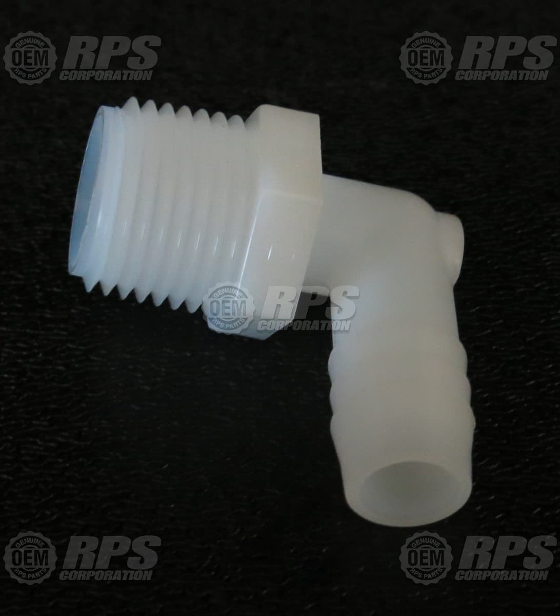 5-447 - Elbow,1/2"MNPTx1/2Barb