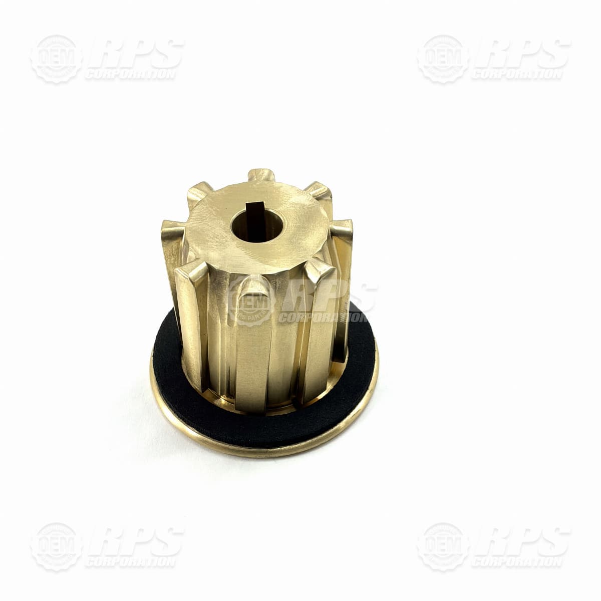 600-8372D - Driver, Cylindrical Spiral, 8 Spline, Brass BrassW/Gasket