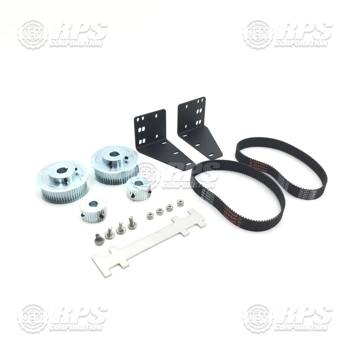 650-4181 - Cylindrical Deck Brace, Pulley, Belt Kit