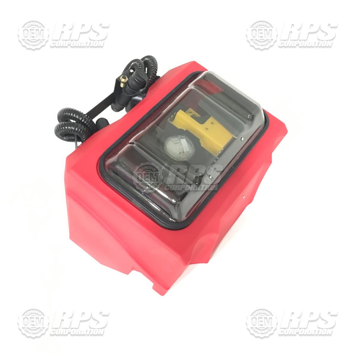 650-7011W - Tank, Recovery, Red, Complete