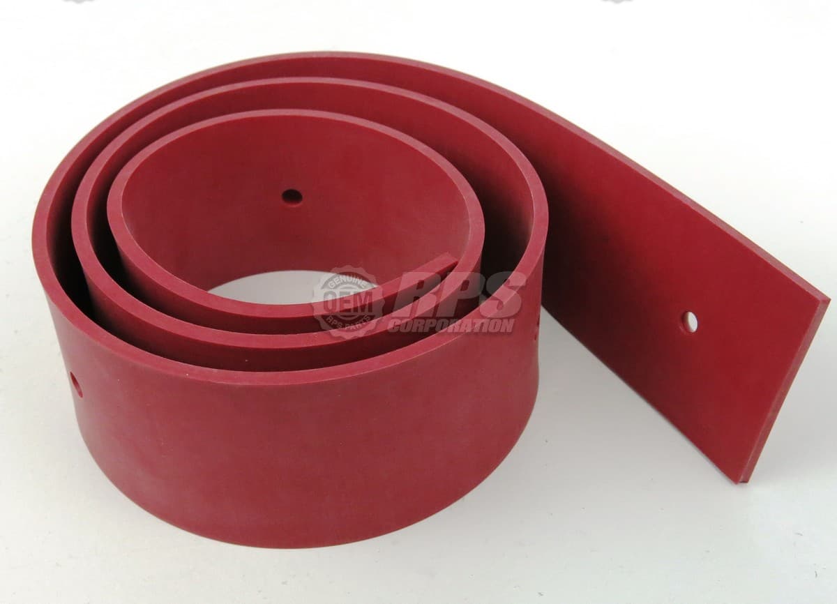 7-753L - Squeegee Blade,Rear,Linatex Fits 45"