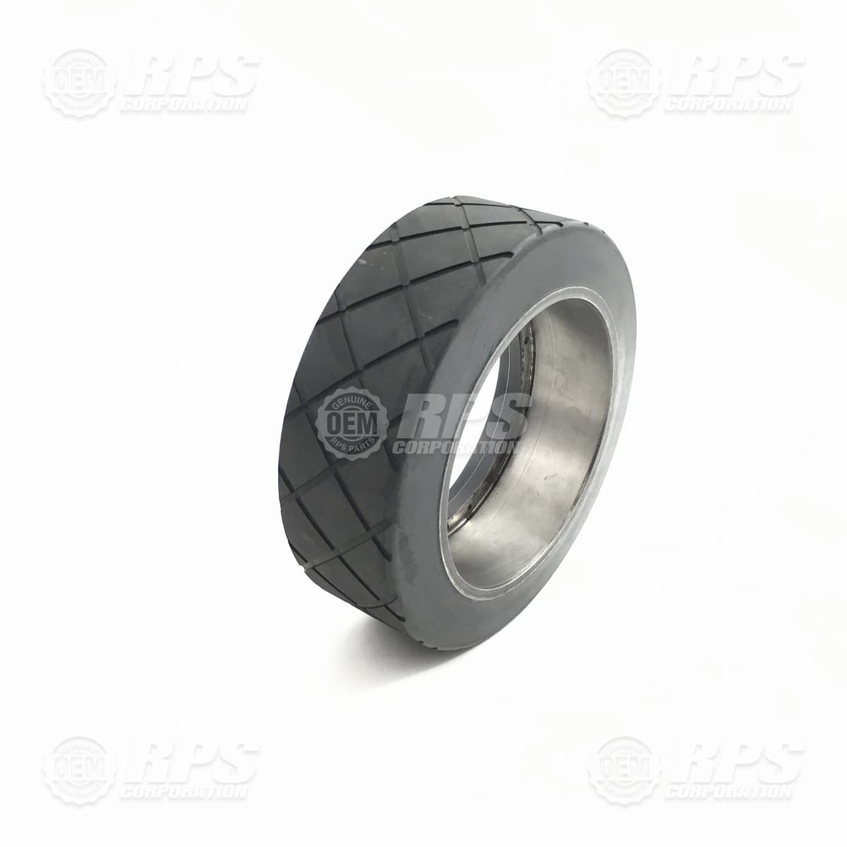 700-7345C - Wheel, Black, 12", Grooved