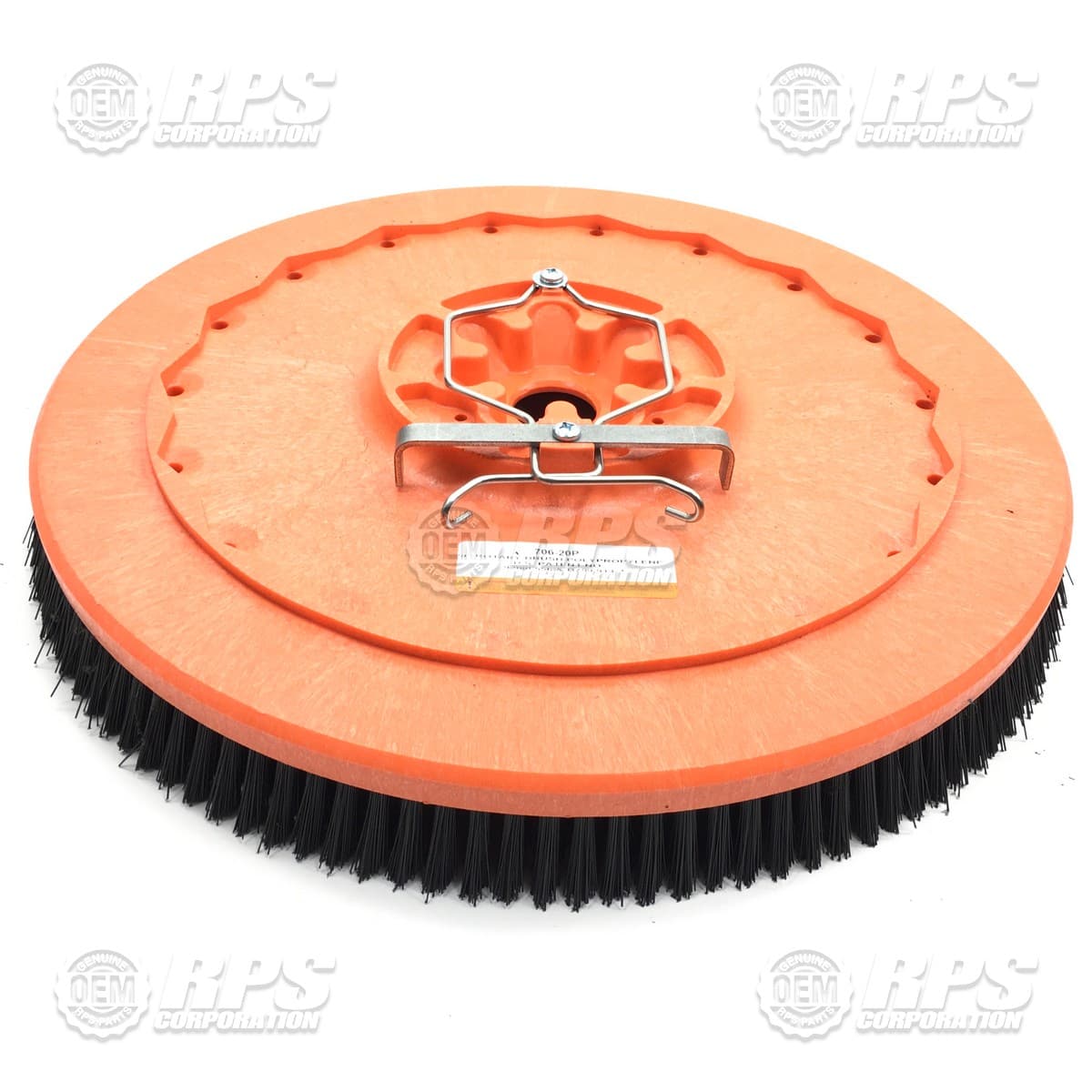 706-20P - Brush,Poly,20, 7-Lobe Orange