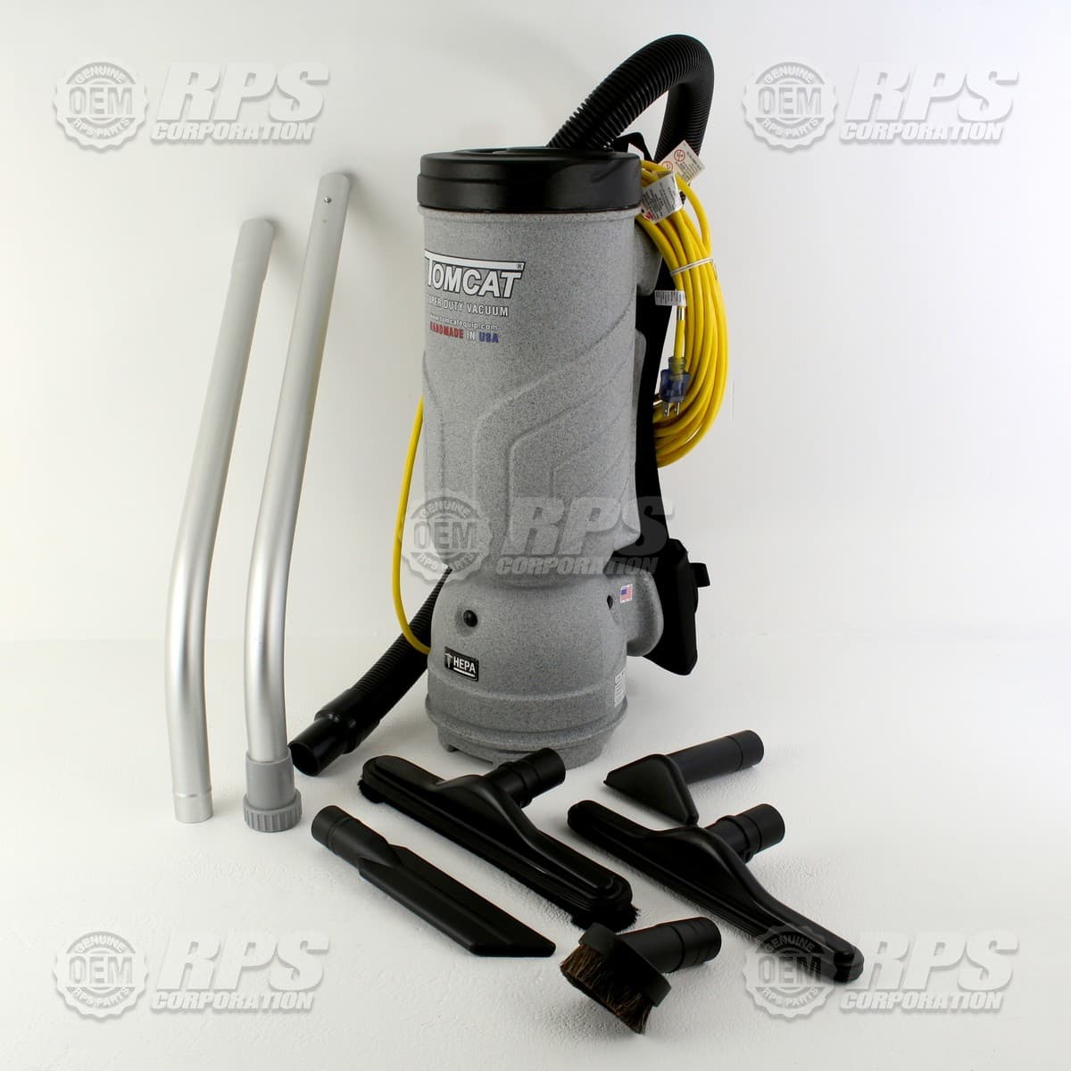 800-0110M - 10 Qt. Backpack Vacuum Standard Tools HEPA 110V/60Hz