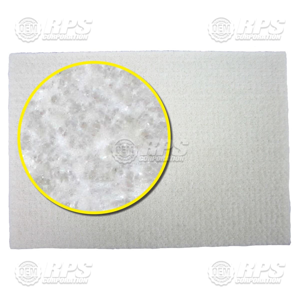 EDGE-4025 - Pad 14 X20x1/4" White Driver Pad, Case of 10