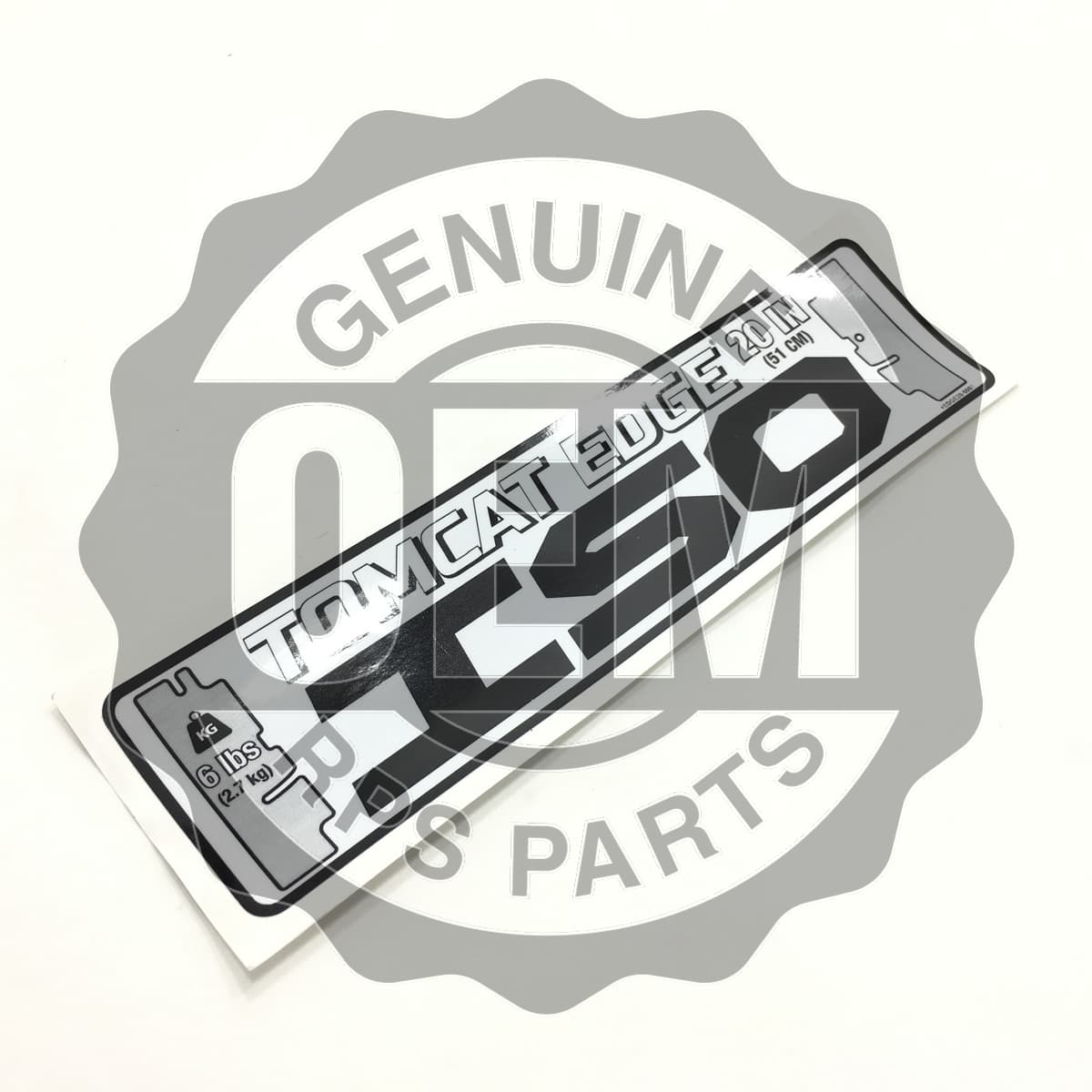 EDGE20-0001 - Decal, ISO Stick, 20"