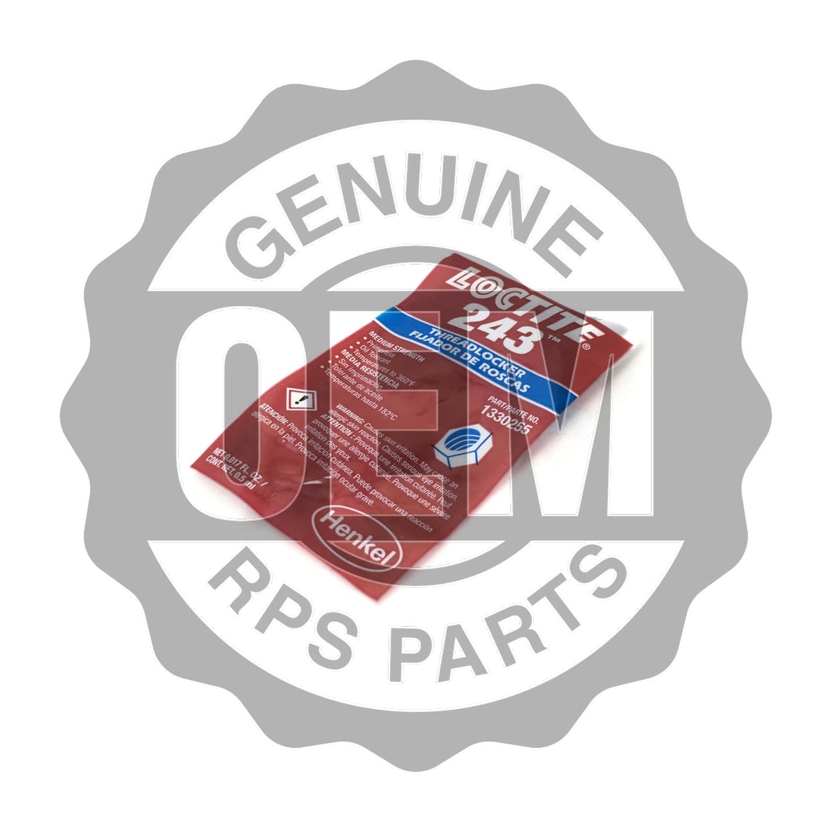 H-0150426 - Loctite w/primer,243,Blue,.5ML Single Use Size