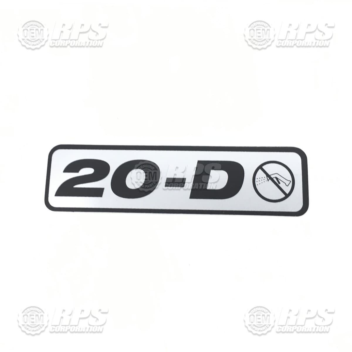 H-020D - Decal,20-D
