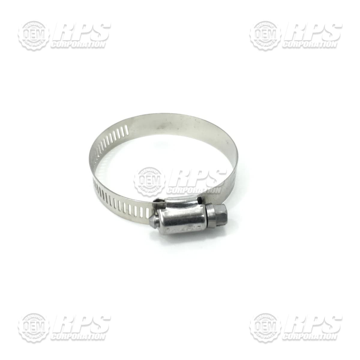 H-0427615 - Hose Clamp, #32, 1.5"-2.5", Stainless Band, Zinc Screw