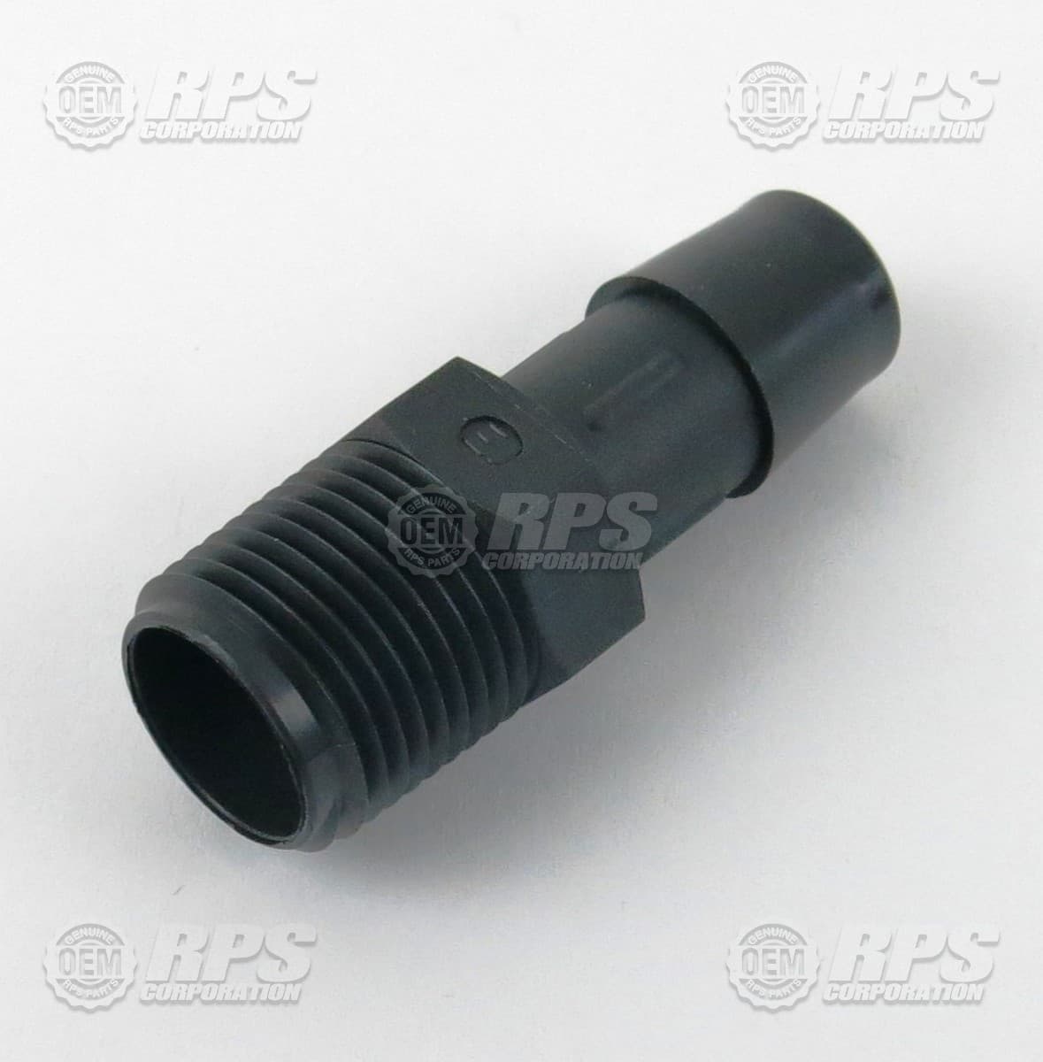 H-04763 - Fitting,1/2"Barbx3/8"MNPT Nylon