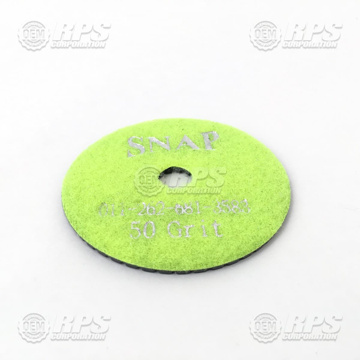 SNAP-50GRIT10 - Diamond Polish Disk,50 Grit 4" X 3.5mm, pack of 10,Light G